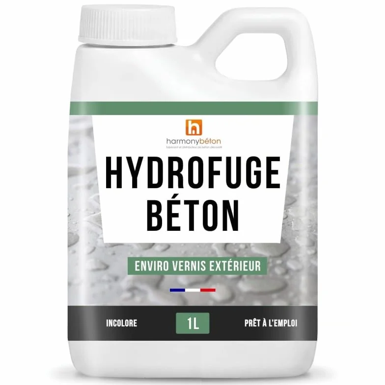 Enviro® Vernis Hydrofuge Béton Extérieur 1 L Satiné 10–12 m² Résine Acrylique
