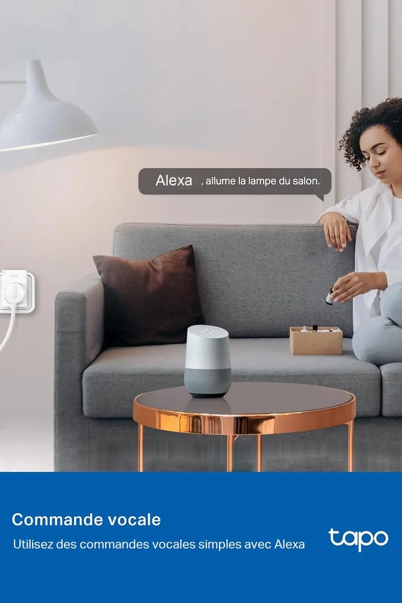 Tapo Prise Connectée WiFi 16A Type E Suivi Consommation Alexa P110MA