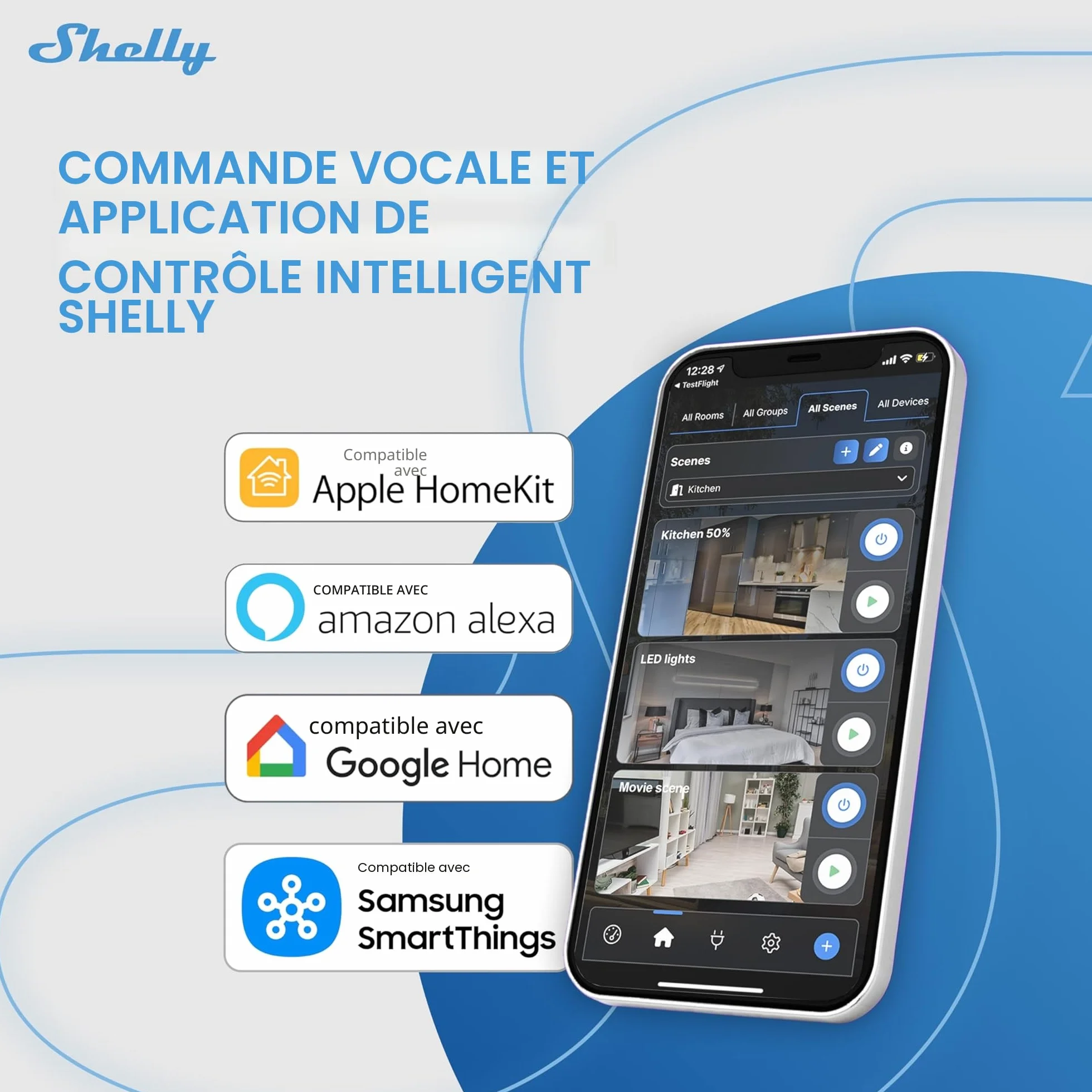 Shelly 1 Gen4 Module interrupteur Matter Zigbee Wi-Fi 1 Canal 16A Contacts secs