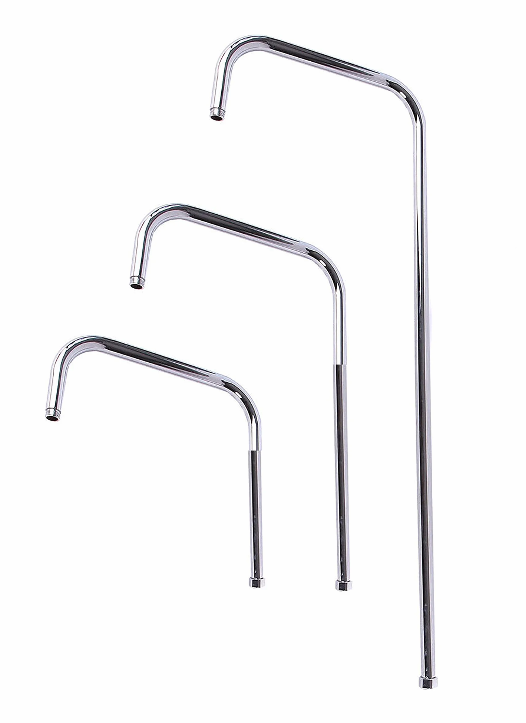 Tube montant 96 cm filetage intérieur 3/4" extérieur 1/2" douche extension 34,5 cm