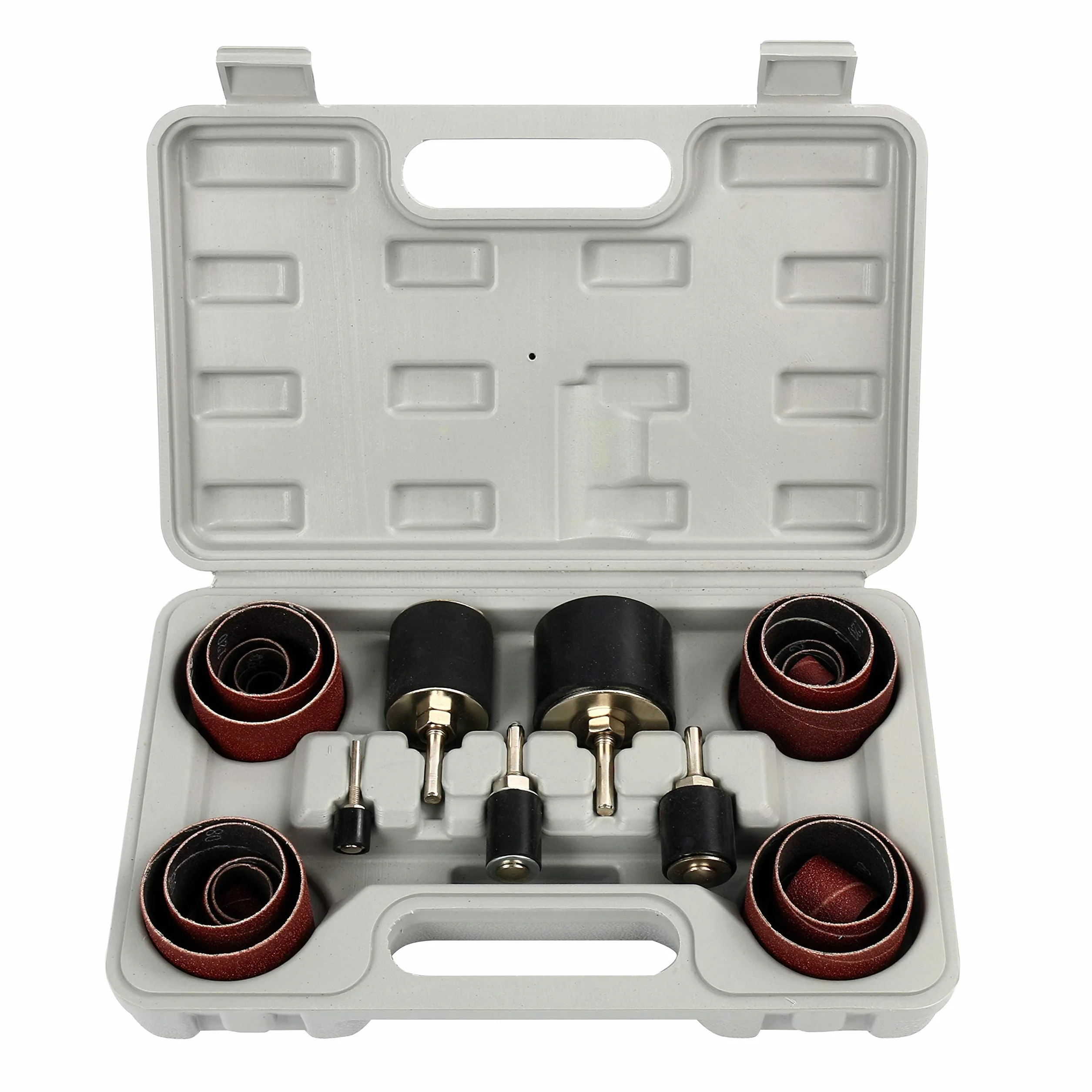 FreeTec Tambour de Poncage Manchon Abrasif 80 120 Grain 1/8" 1/4" Ø12-50 mm 25pcs