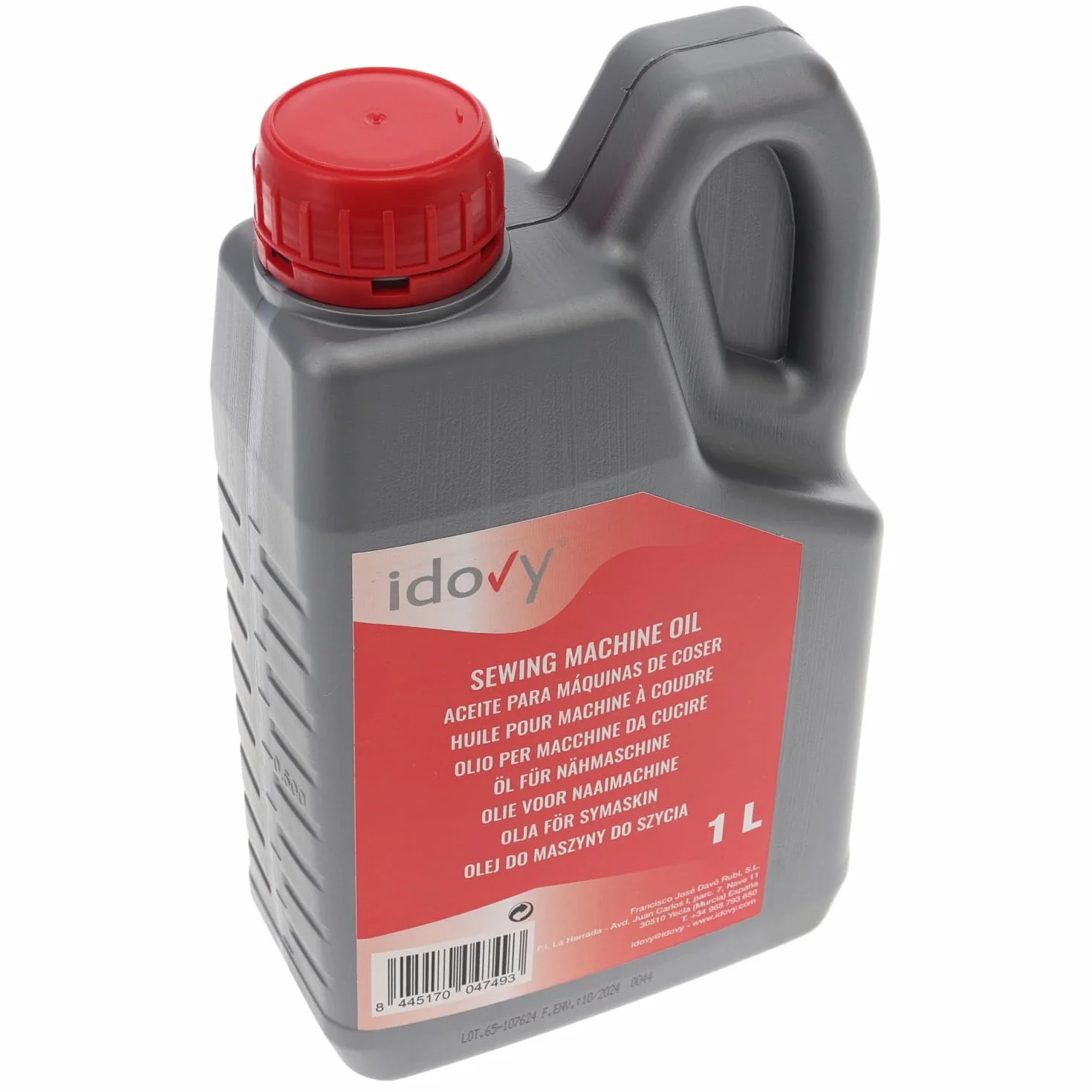 Huile spéciale pour machines à coudre - Lubrifiant incolore 1 litre