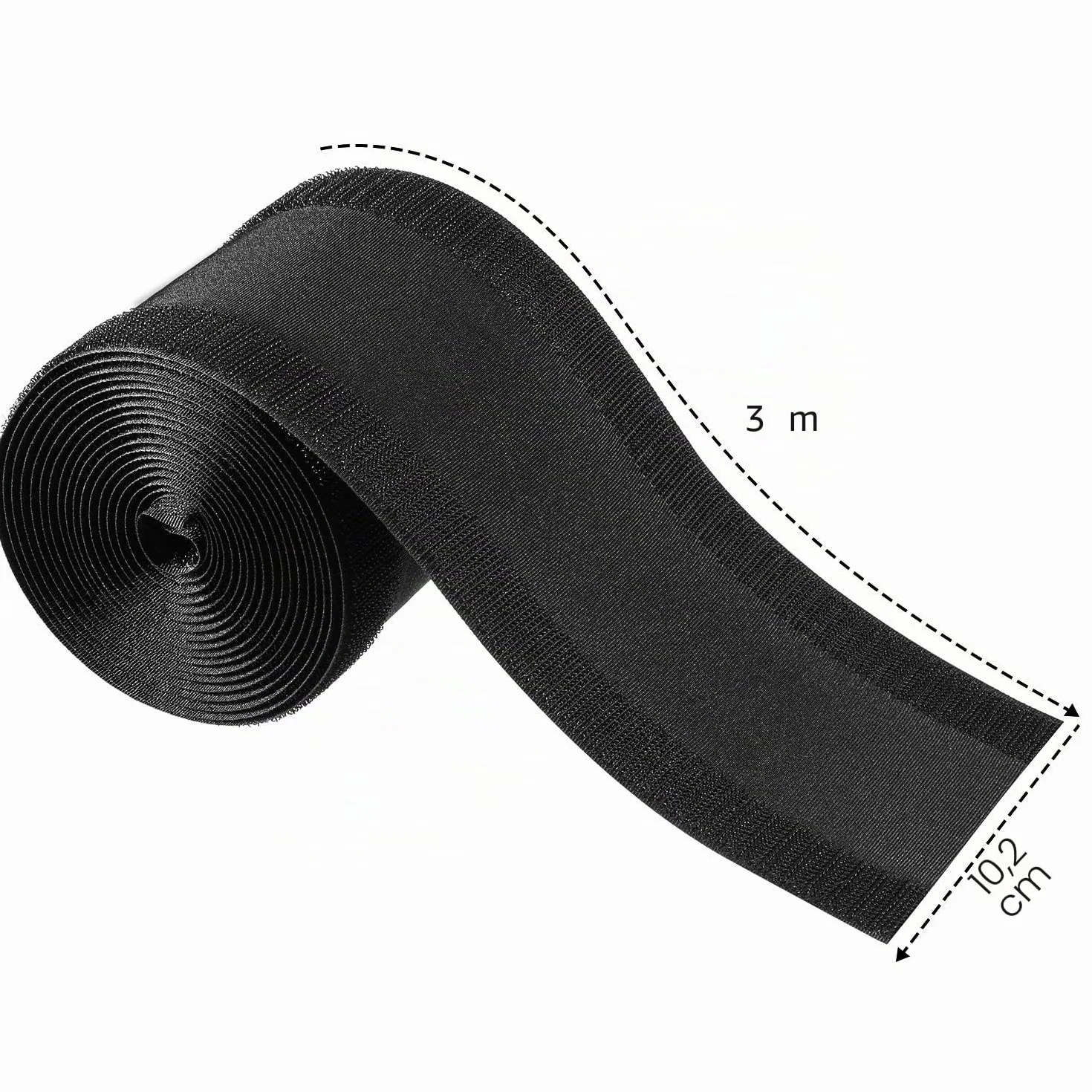 Cable Grip Couvre-câbles de Sol Protection de câbles Noir 6,1 m