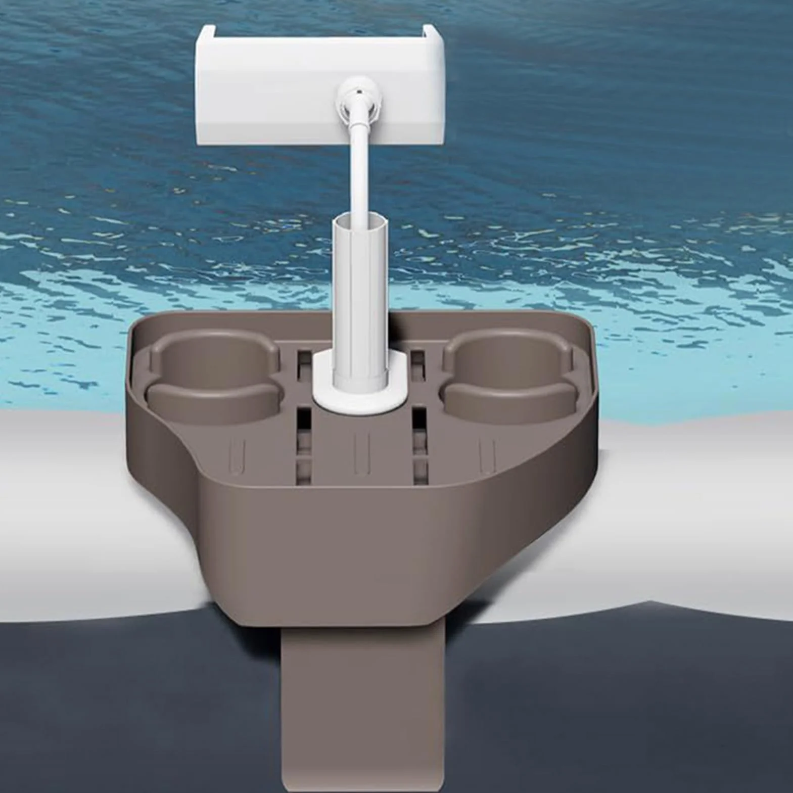 Caddy Spa réglable Plateau de Table d'appoint pour Baignoire 5,9-9,8 Pouces