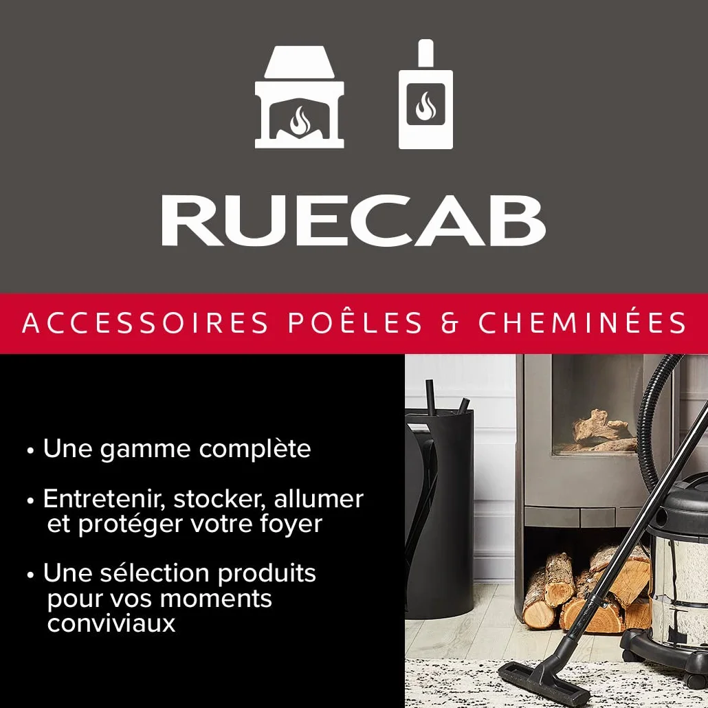 Soufflet de Cheminée 40cm Modèle CERF – Souffleur en Bois et Simili Cuir – Bois Certifié PEFC – Accessoire Poêle et Cheminée