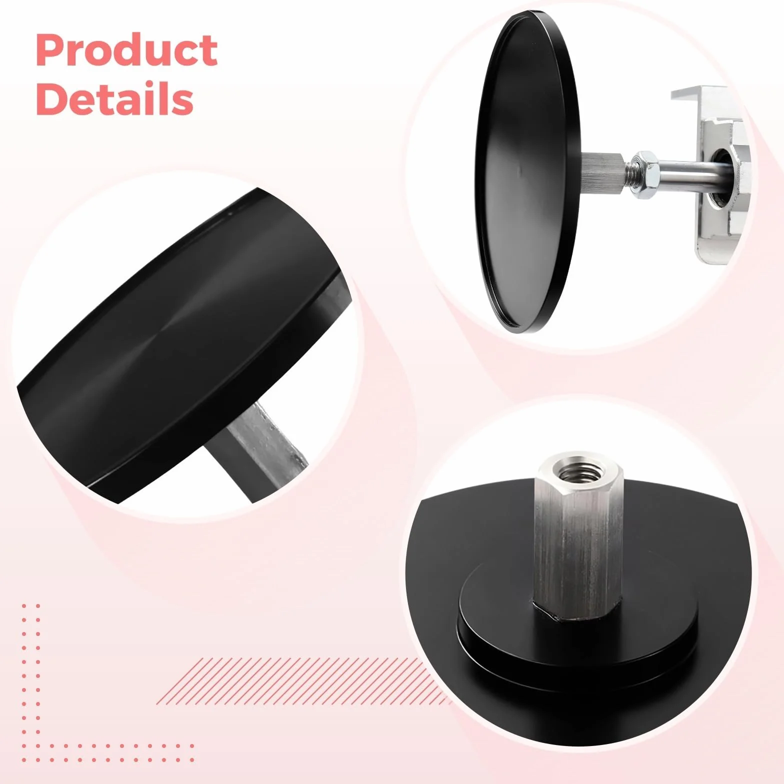 Adaptateur de ventouse 9,9 cm M8 pour machines à vide