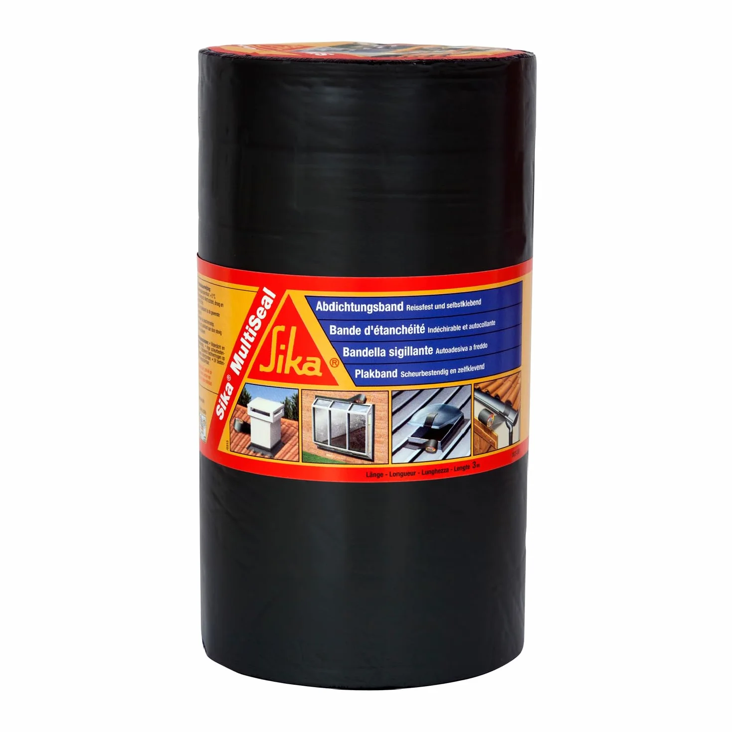 SIKA Bande d'étanchéité autocollante Multiseal Gris-vert RAL 7009 200mm x 3m