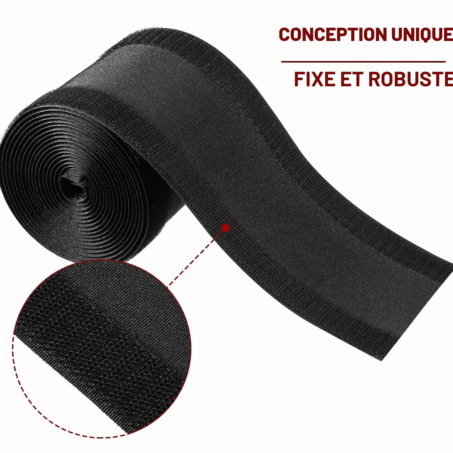 Cable Grip Couvre-câbles de Sol Protection de câbles Noir 6,1 m