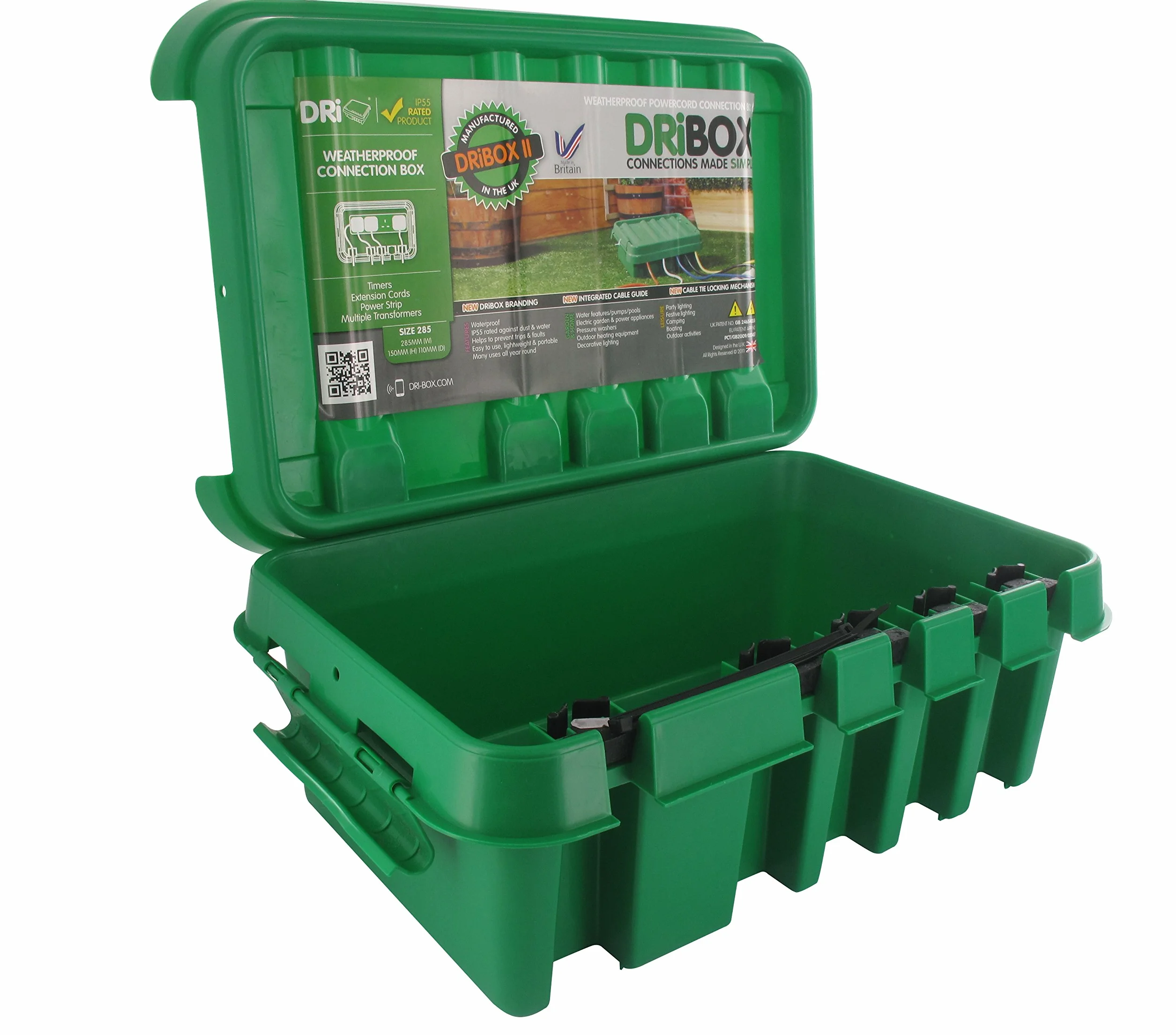 Greenstar Boitier Étanche DRIBOX IP55 Vert 285 x 150 x 110mm