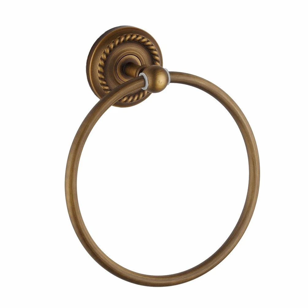Anneau porte-serviette rétro Weare Home, Cuivre, Laiton, Bronze