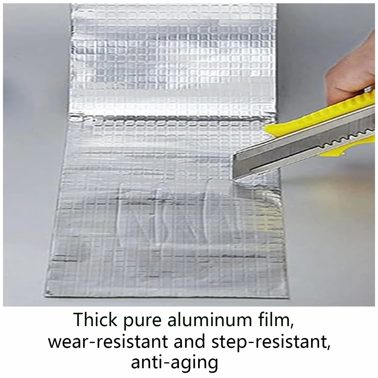 Bande de butyle imperméable asphalte adhésive feuille aluminium étanchéité fuite toit 20cm x 5m