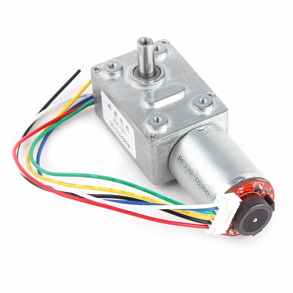 Moteur de Réduction Turbine 12V DC à Couple élevé avec Codeur 100RPM