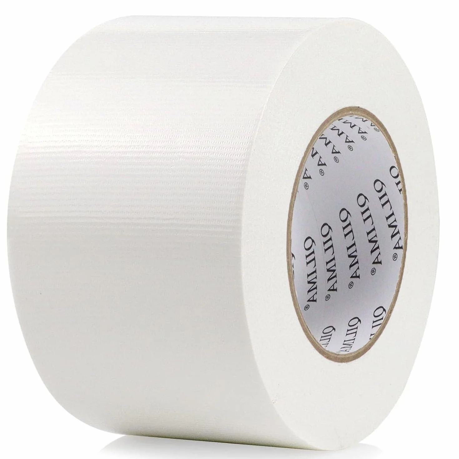 QILIMA Ruban Adhésif Toilé Blanc Heavy Duty Duct Tape 75MM x 55M