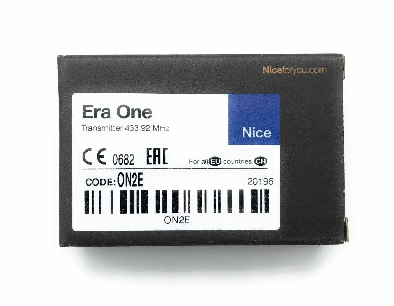 Télécommande NICE ON2E ouverture portail