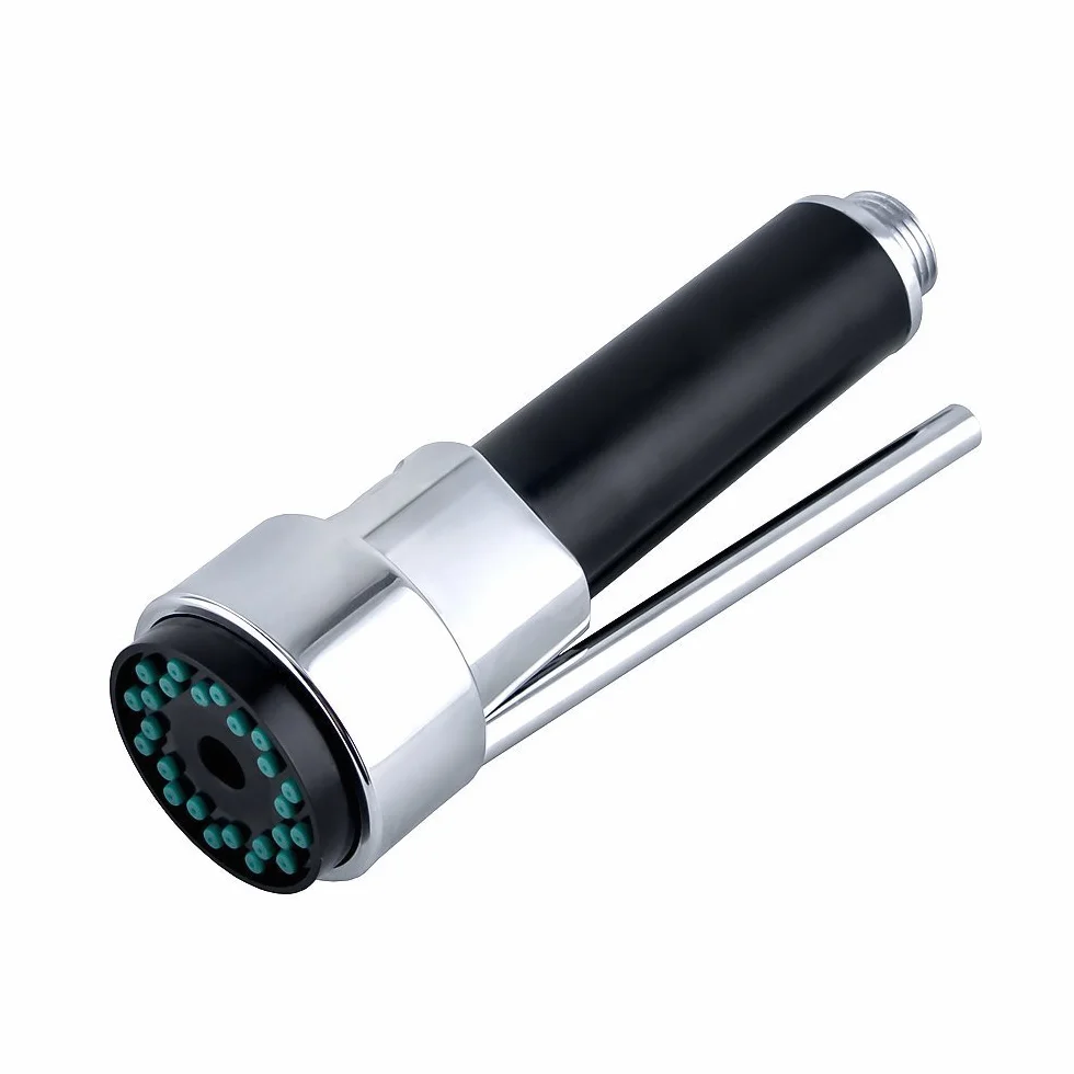 Douchette Extractible pour Mitigeur Cuisine, Tête de Robinet Laiton Massif, Finition Chrome Poli