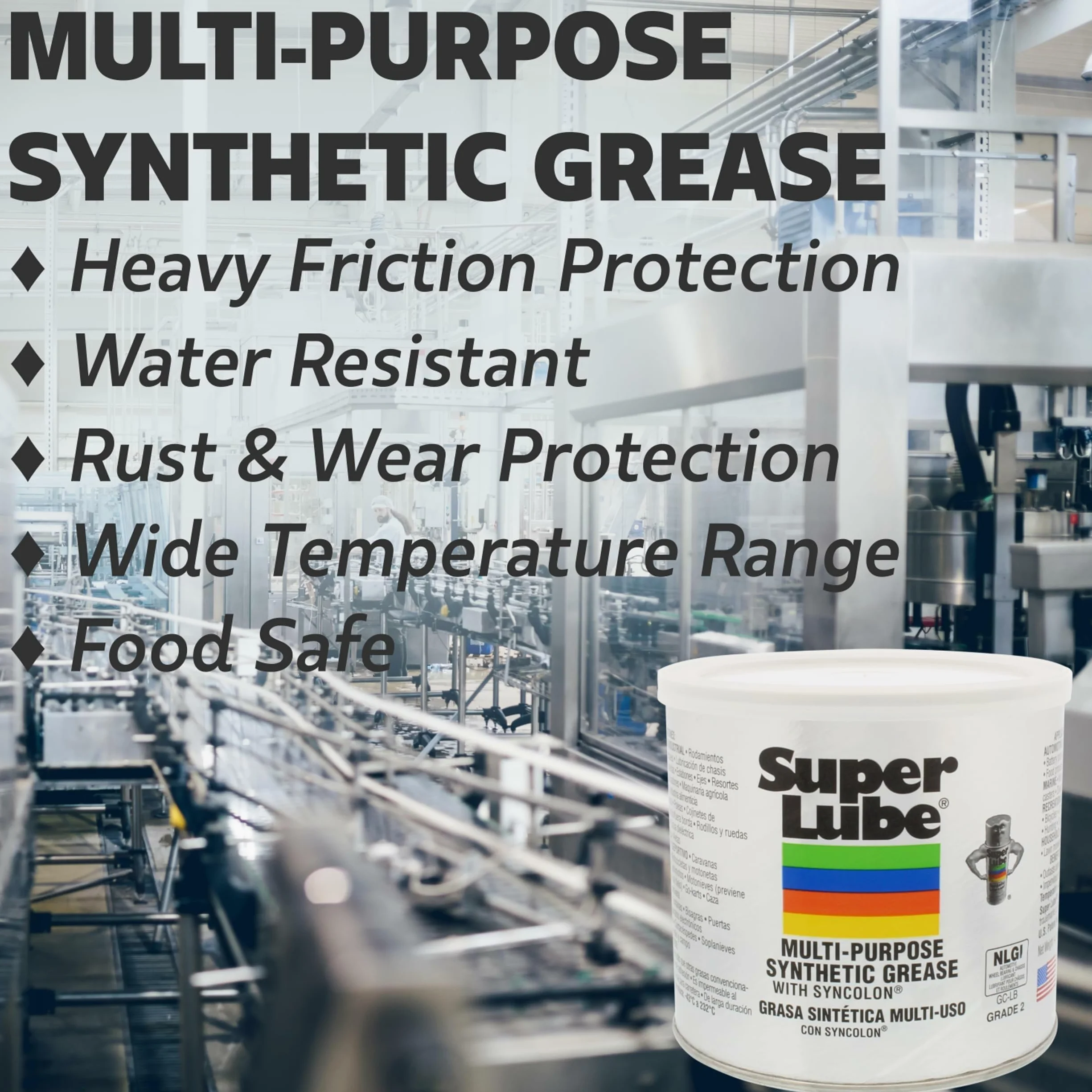 Super Lube Synthetic Grease NLGI 2 3 oz tube 21030