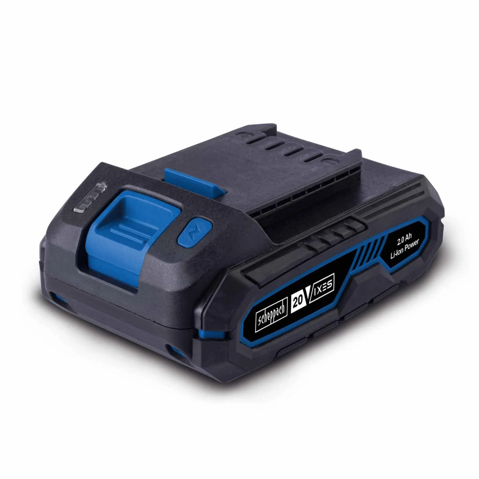 Scheppach Batterie 20V 2 Ah Lithium-ION Série 20V-IXES LED Indicateur Protégé Contre la Poussière