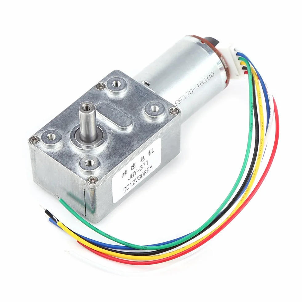 Moteur de Réduction Turbine 12V DC à Couple élevé avec Codeur 100RPM