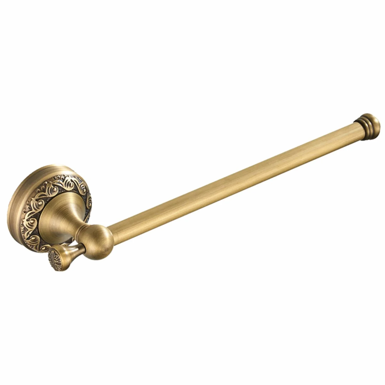 Flybath Porte Serviette Laiton Antique 29 CM Anneau Mural Salle de Bain Bronze Brossé