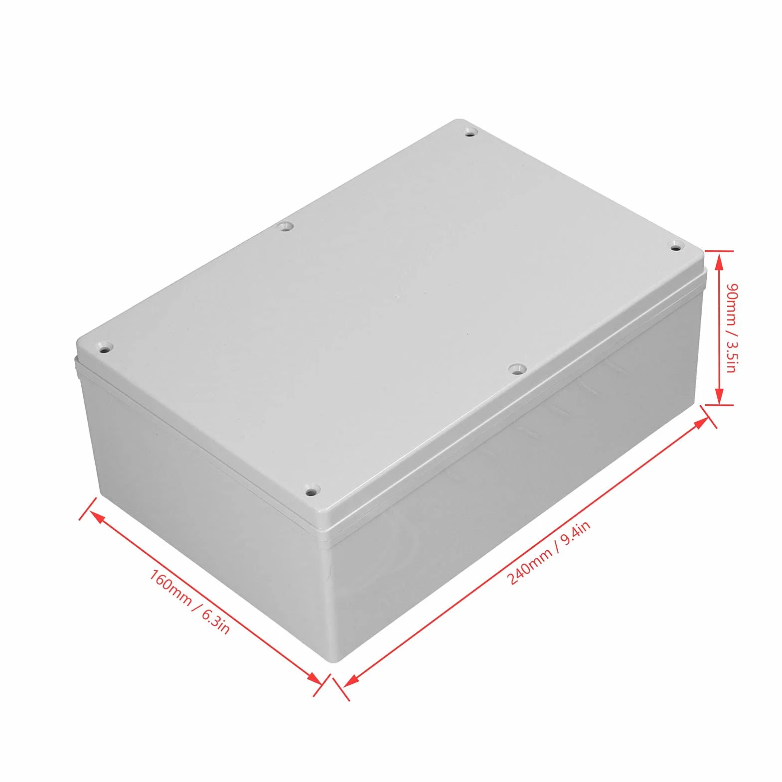 Boîtier électrique étanche ABS IP65 90x160x240 mm Boîte de jonction câblage