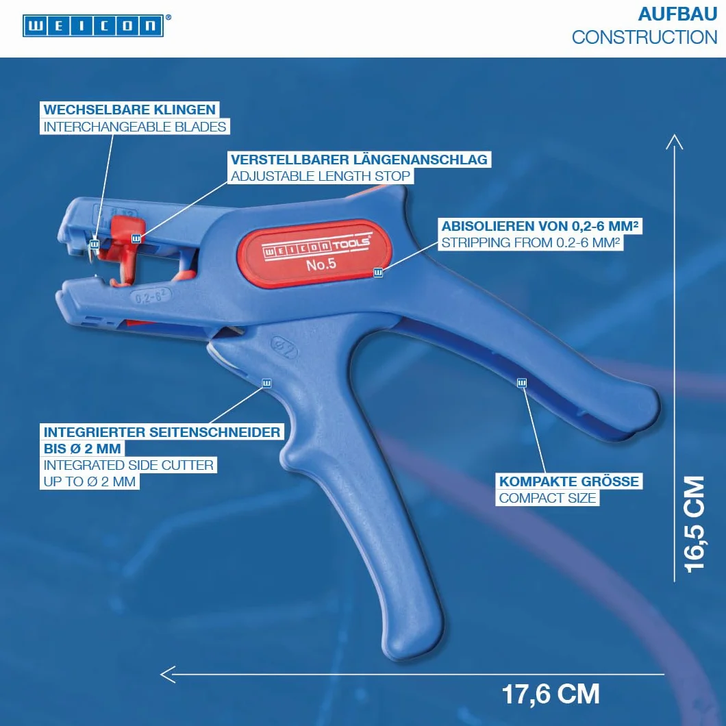 WEICON TOOLS Pince à Dénuder Automatique N° 5