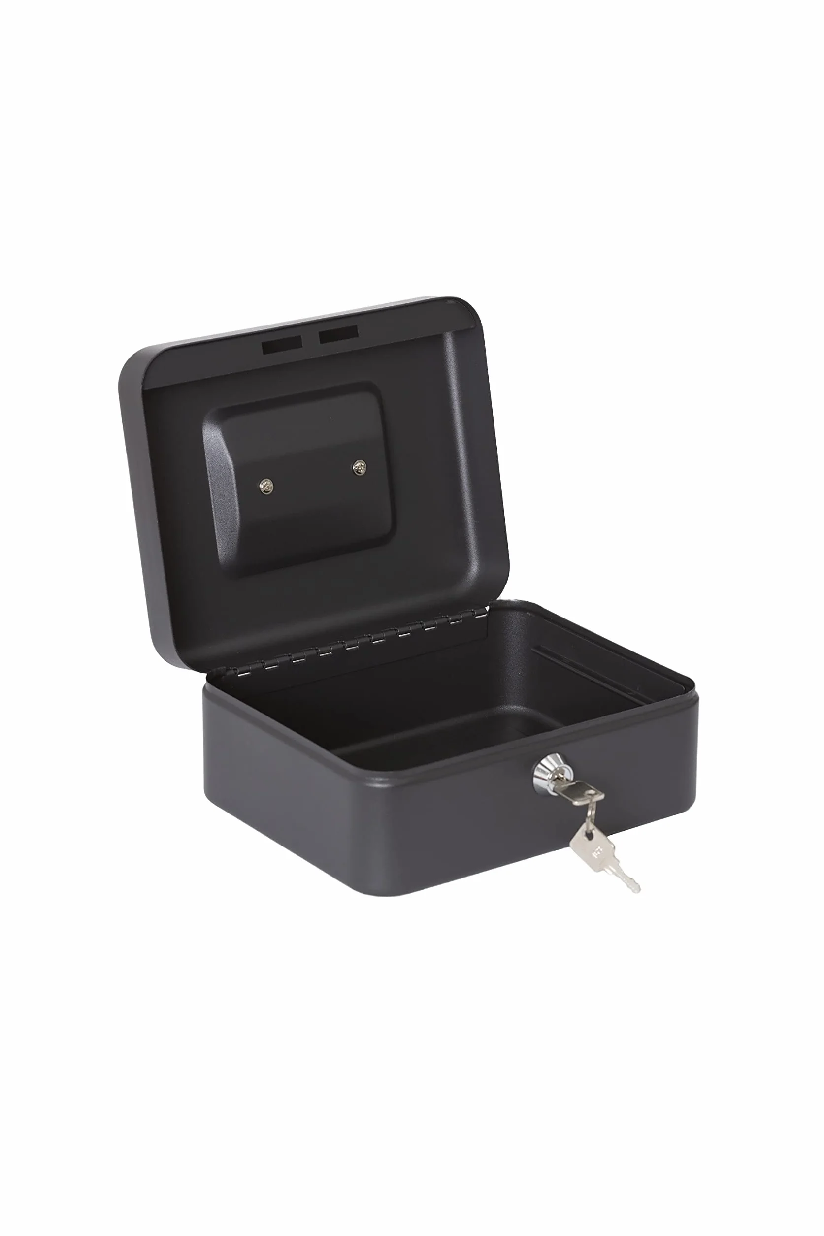 ARREGUI Elegant Cash C9624-EUR Caisse à monnaie et billets à clé en acier, 20 cm, Noir
