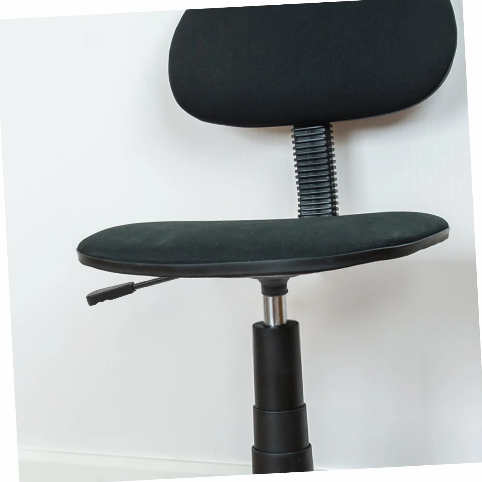 Plaque Pivotante en Métal pour Fauteuil de Bureau Noir, Base Réglable