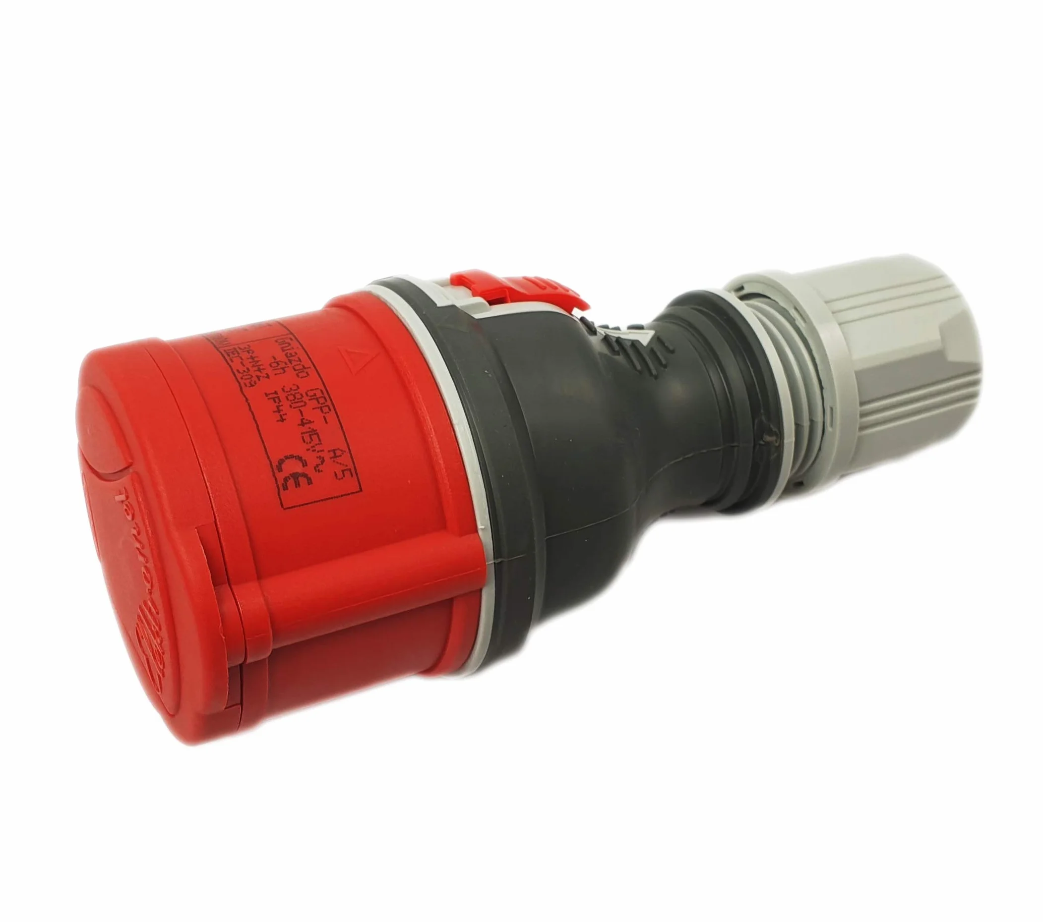 RoadEu Connecteur CEE P17 Premium Fiche + Prise 5P 16A 400V IP44 Caoutchouté Antidérapant