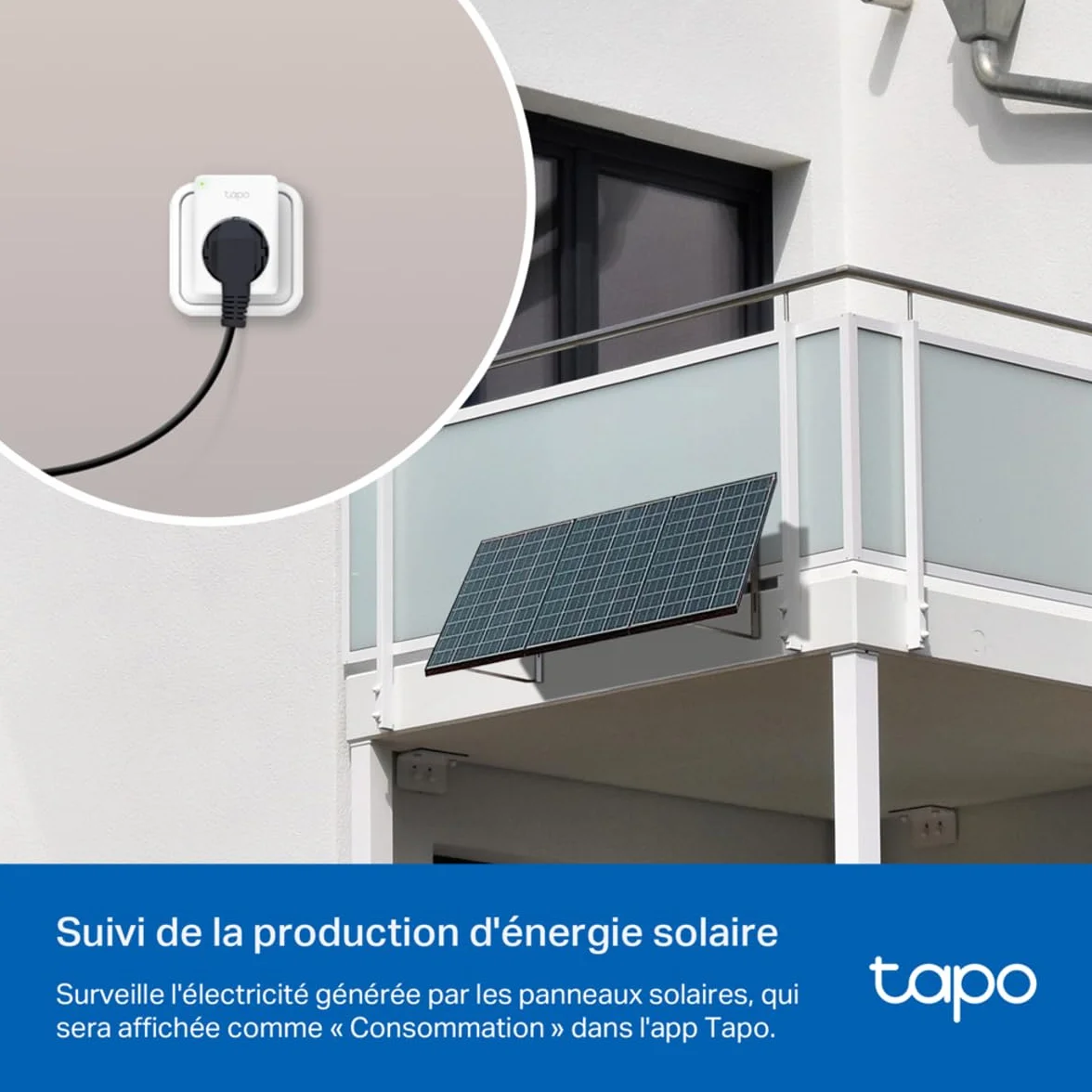 Tapo Prise Connectée WiFi 16A Type E Suivi Consommation Alexa P110MA