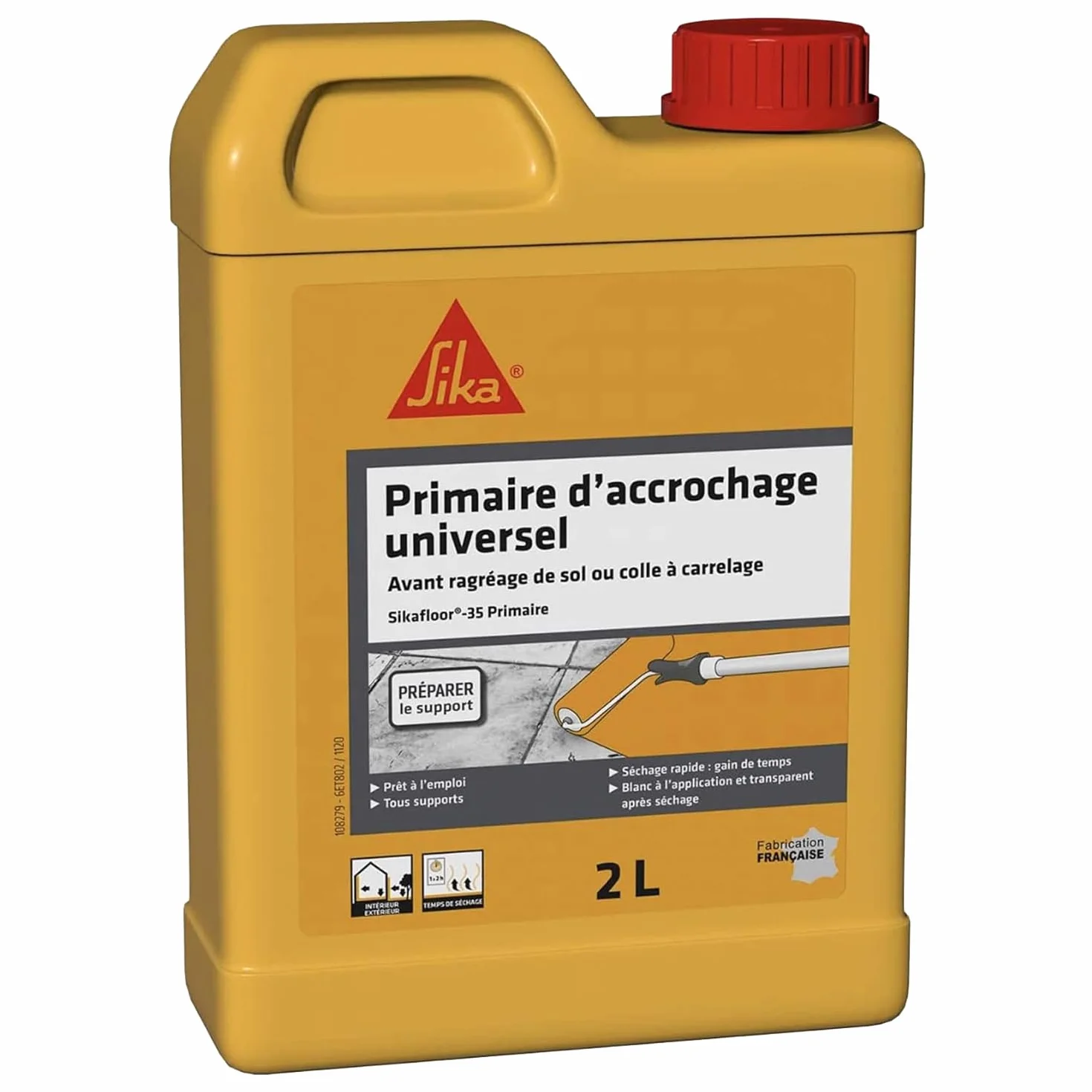 Sikafloor 35 Primaire universel 2L accrochage multi-supports intérieur extérieur