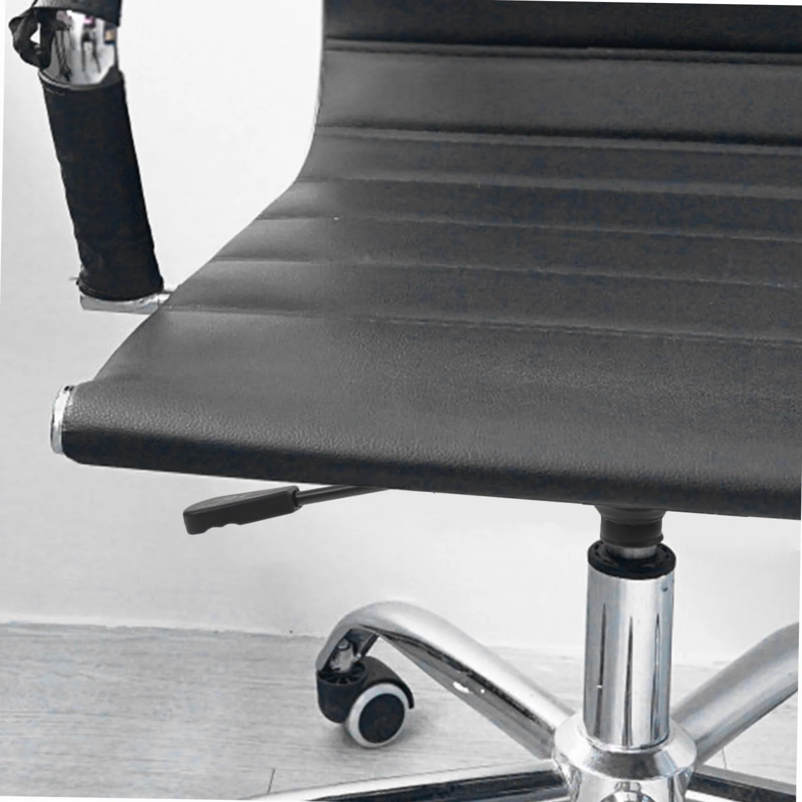 Plaque Pivotante en Métal pour Fauteuil de Bureau Noir, Base Réglable