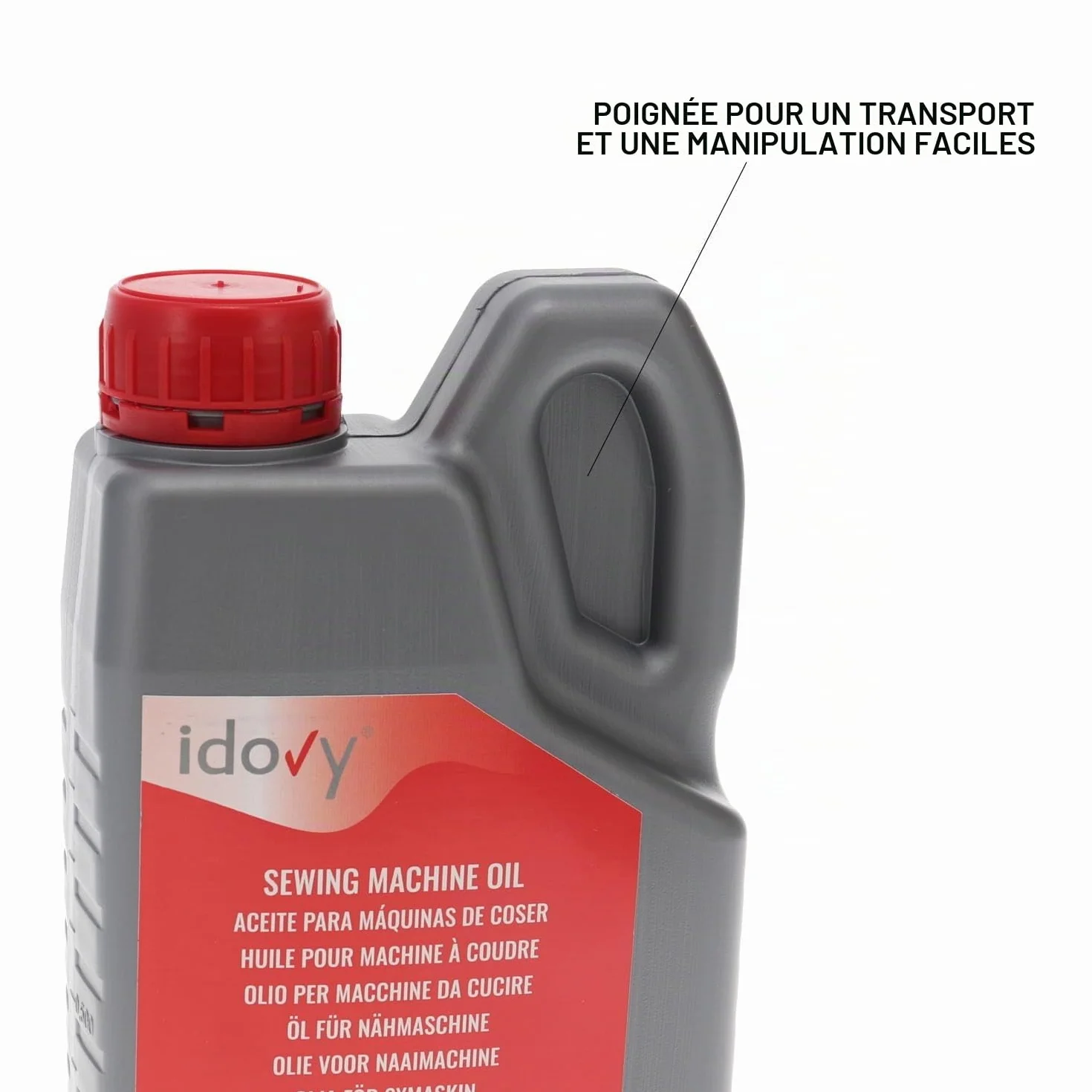 Huile spéciale pour machines à coudre - Lubrifiant incolore 1 litre
