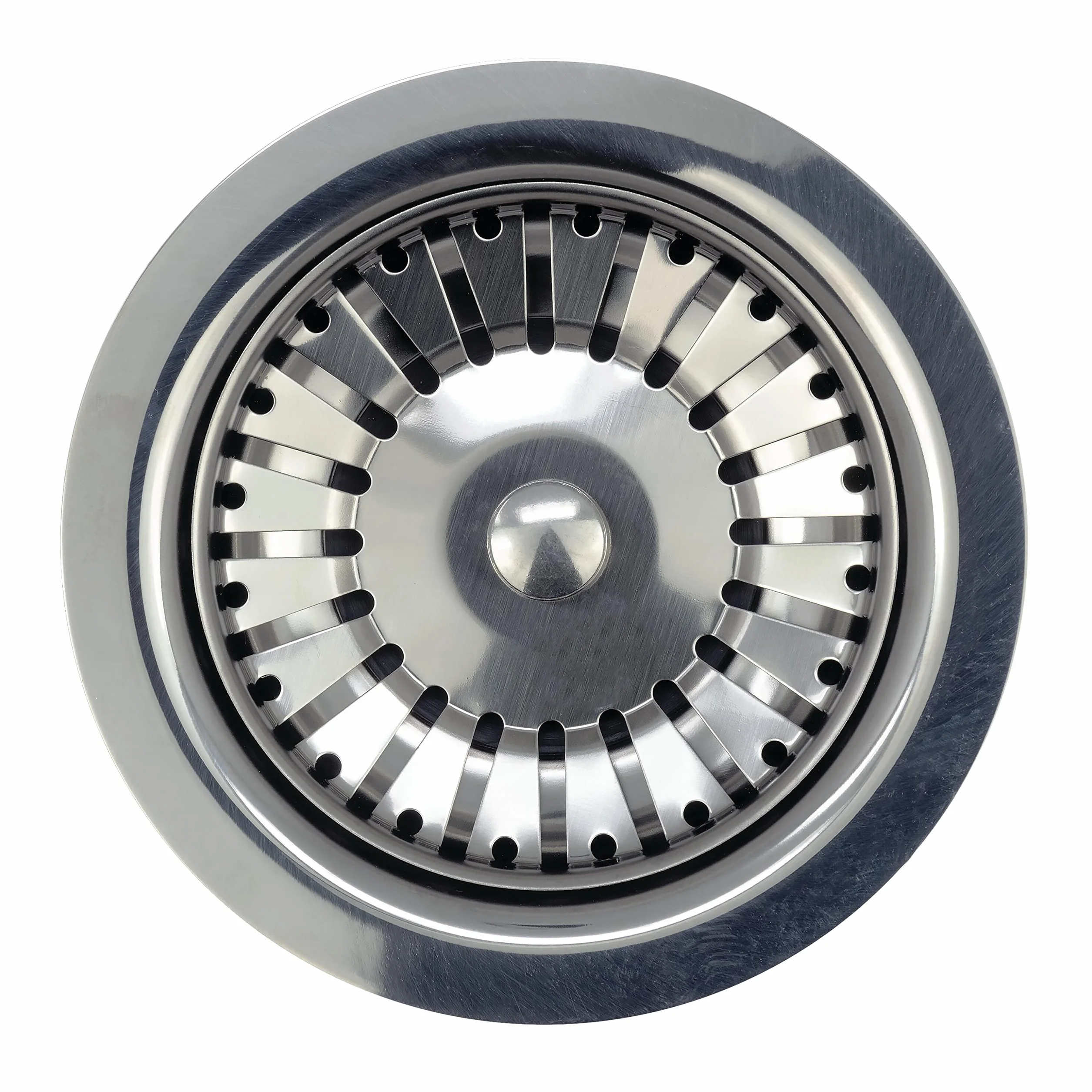 Wirquin Bonde à panier en inox pour évier ø90 chromé