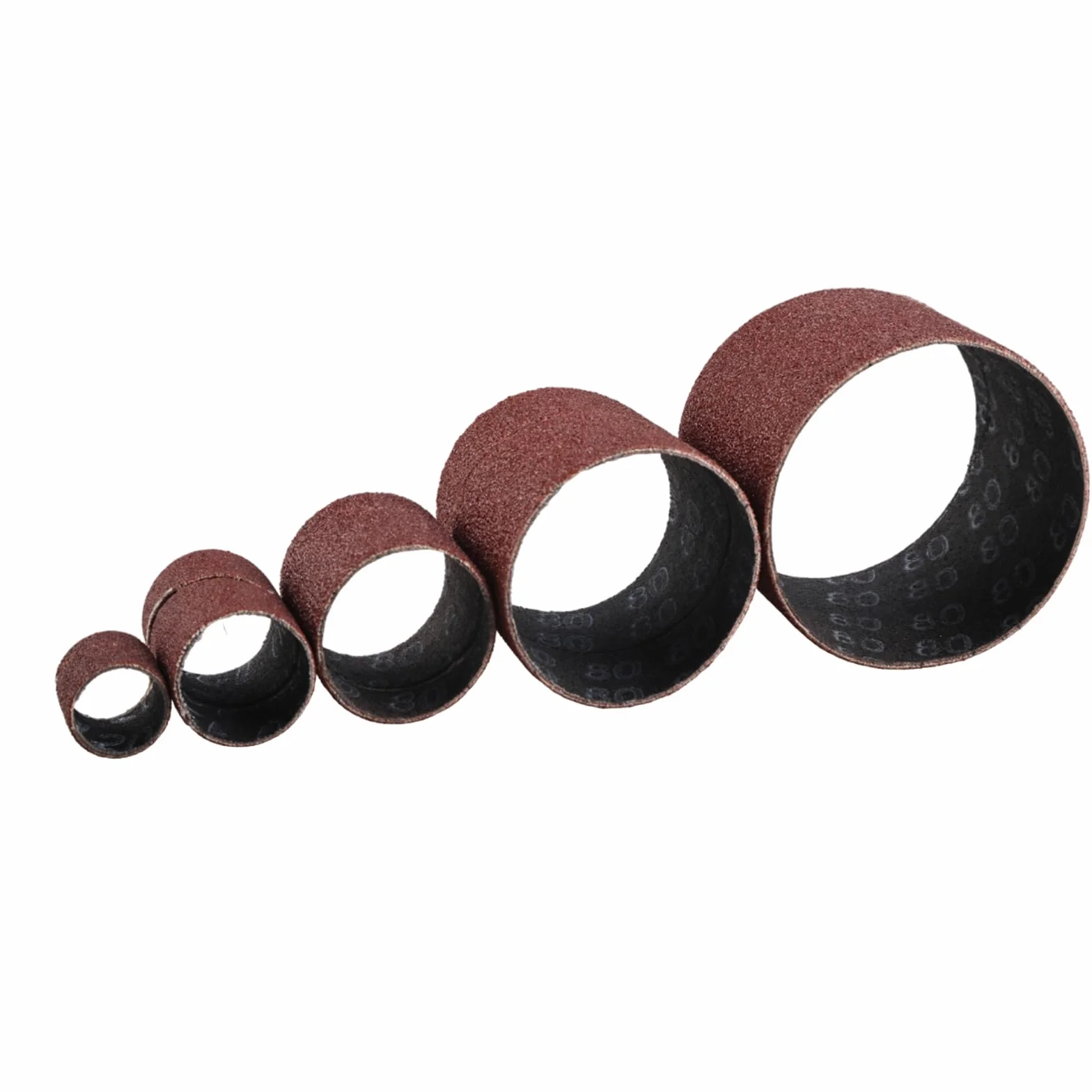 BOOMSTART Lot de 25 rouleaux abrasifs pour perceuse grain 80 et 120