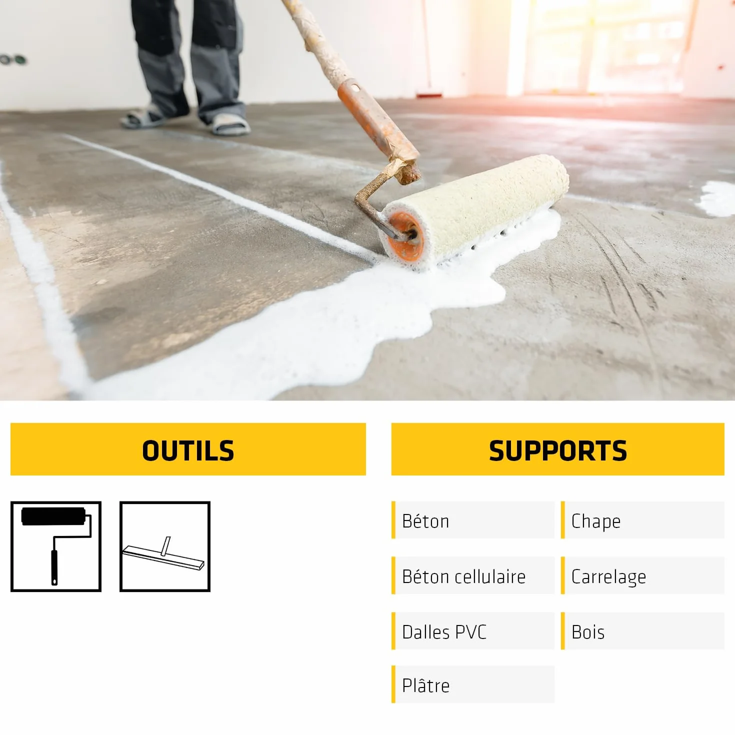 Sikafloor 35 Primaire universel 2L accrochage multi-supports intérieur extérieur