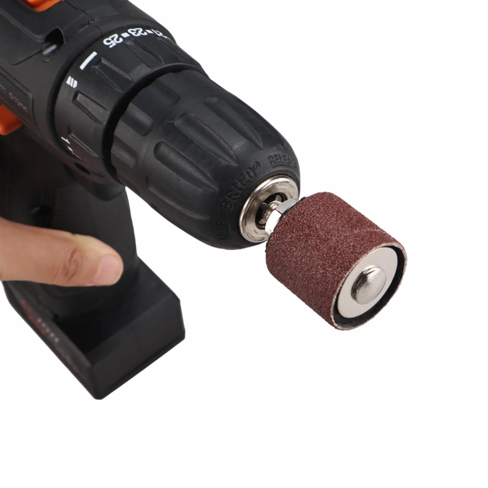 BOOMSTART Lot de 25 rouleaux abrasifs pour perceuse grain 80 et 120