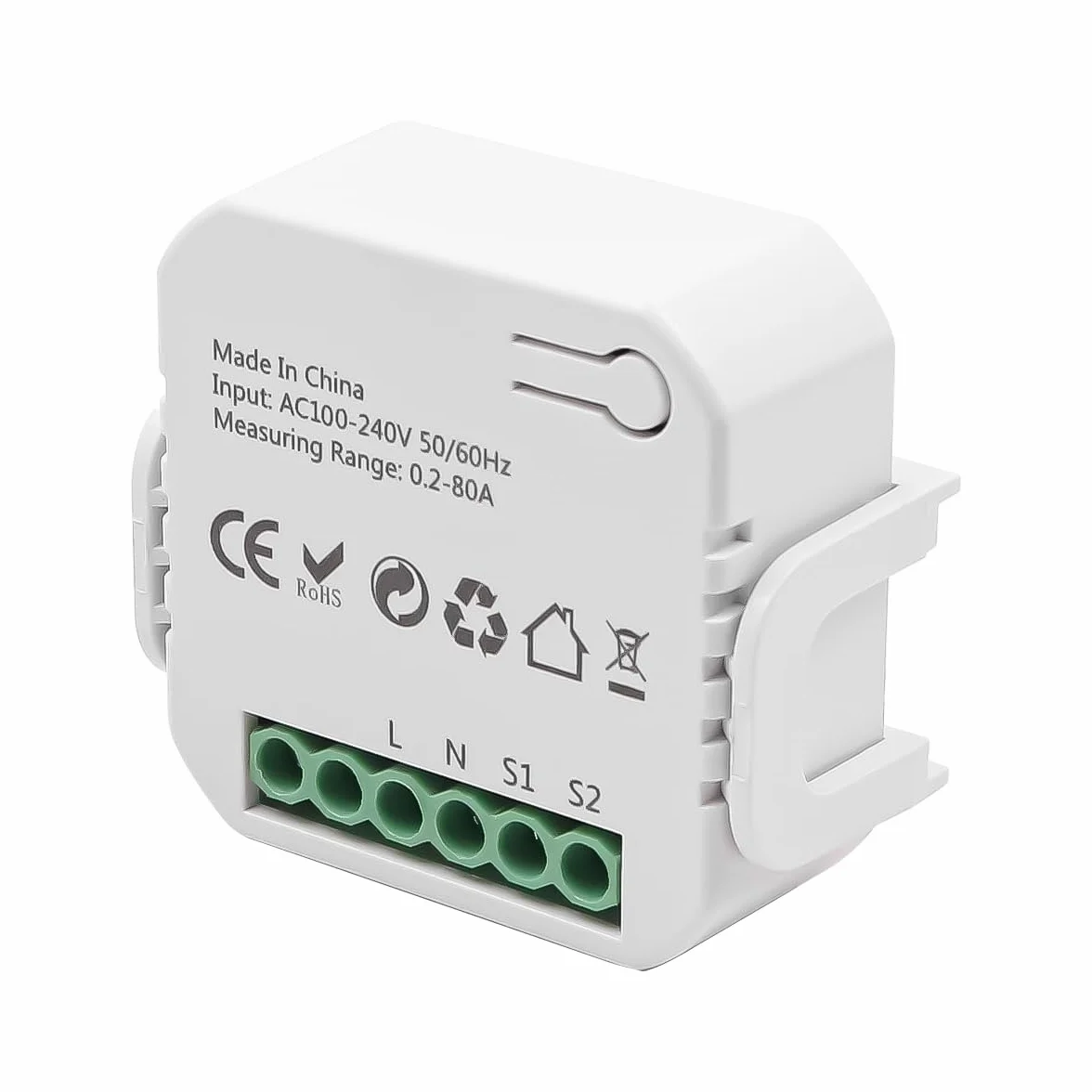 POFET Moniteur d'énergie Intelligent WiFi 80A Compatible Tuya Smart Life