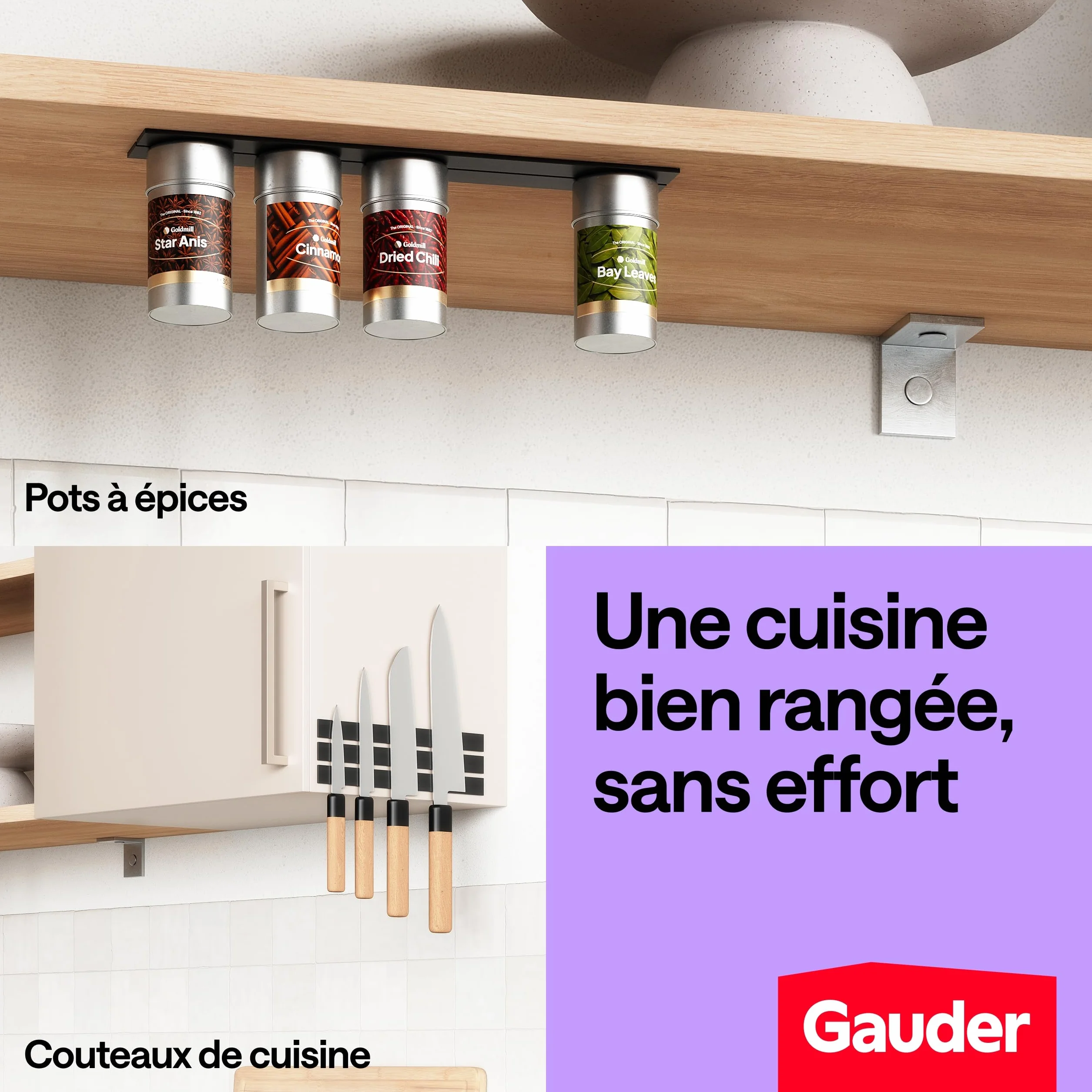 GAUDER Bande Magnétique Autocollante 3M - Ruban Magnétique Puissant à Découper - 6 m x 15 mm