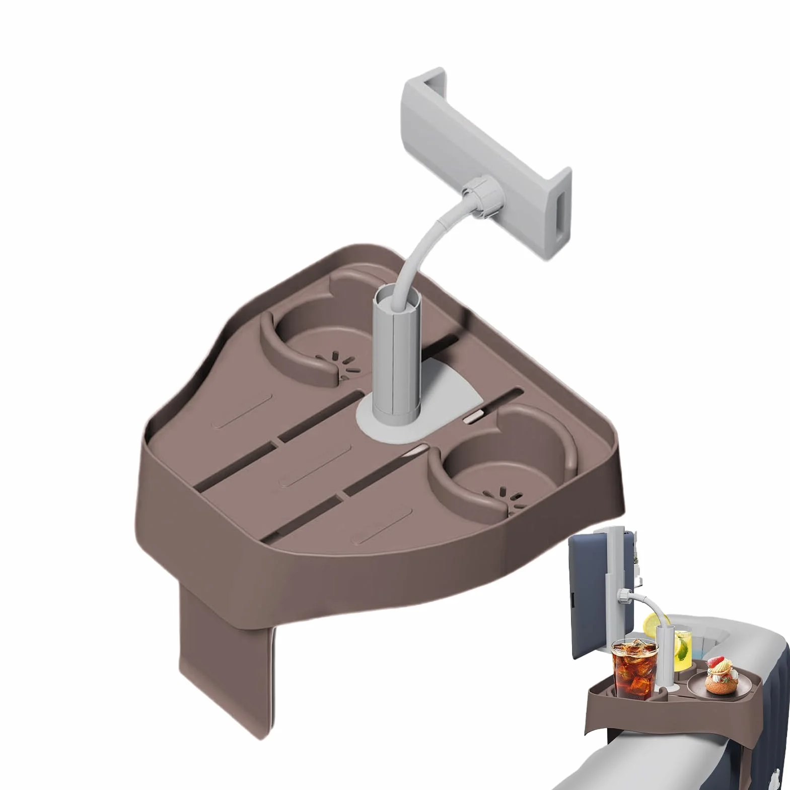 Caddy Spa réglable Plateau de Table d'appoint pour Baignoire 5,9-9,8 Pouces