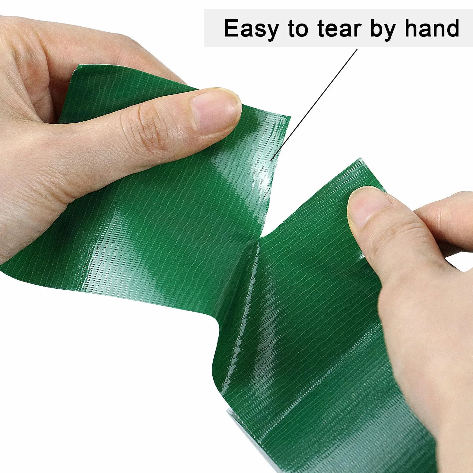 BOMEI PACK Ruban Adhésif Toilé Heavy Duty Duct Tape 75mm x 50 m Vert