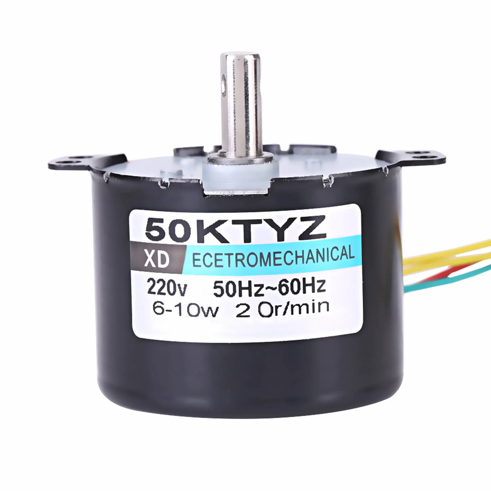 Moteur Synchrone à Aimant Permanent AC220V 10W 20r/min CW/CCW