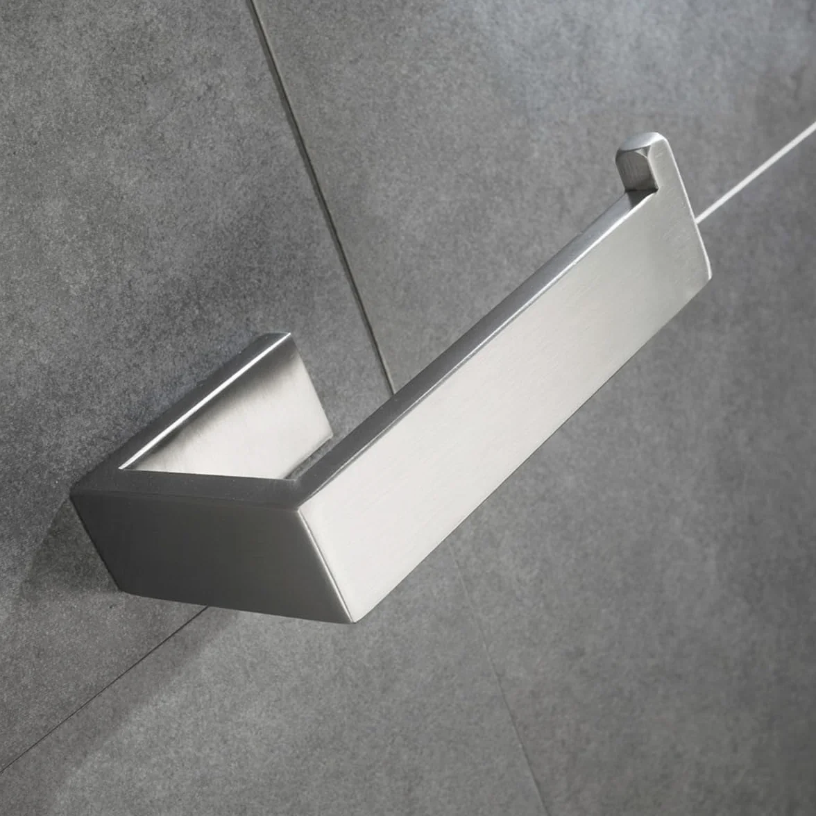Porte-Papier Toilette SUS 304 Acier Inoxydable Argent Brossé Mural Salle de Bain Cuisine