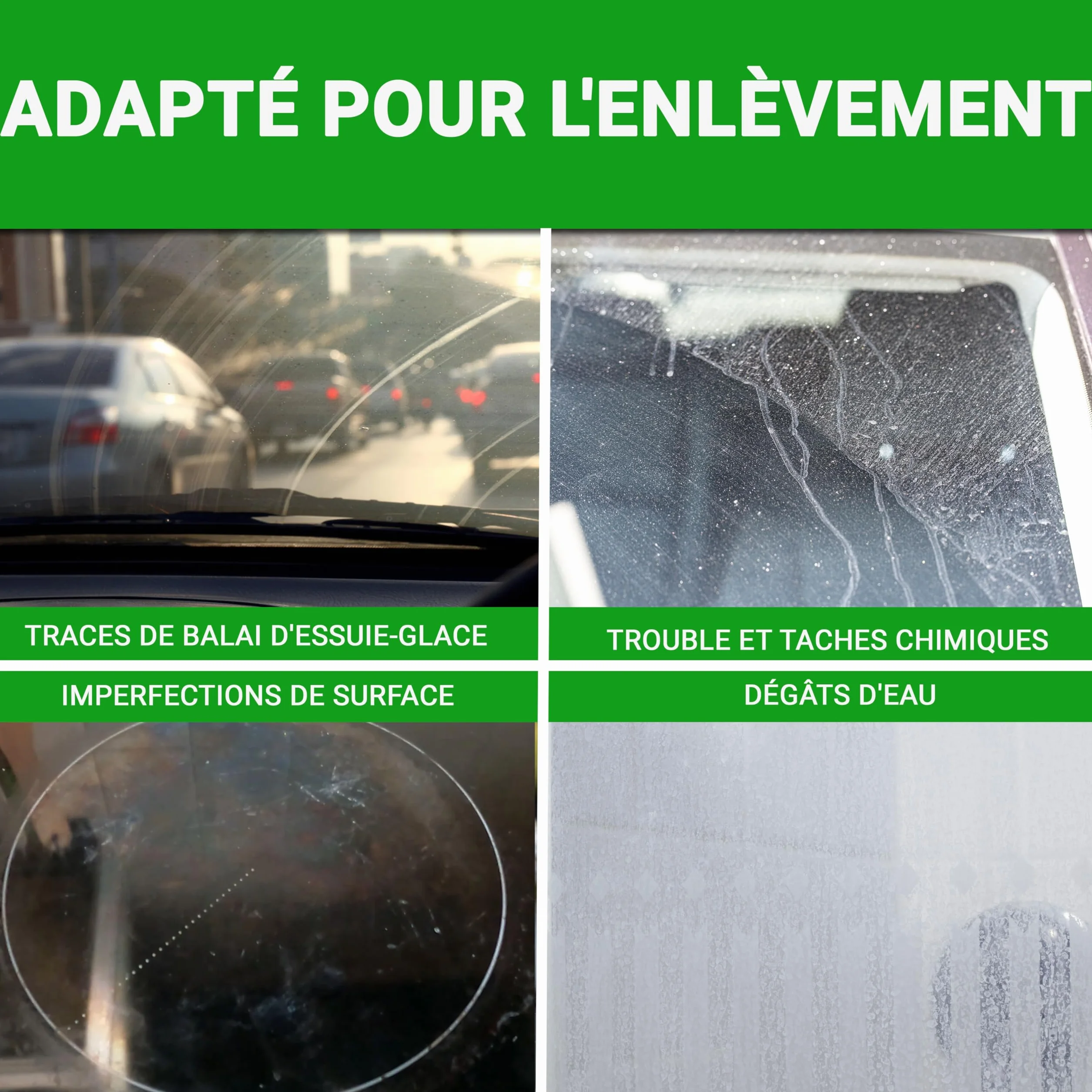 Kit de Polissage pour Verre 75 mm pour Perceuse Électrique - Élimine Rayures et Restaure Brillance