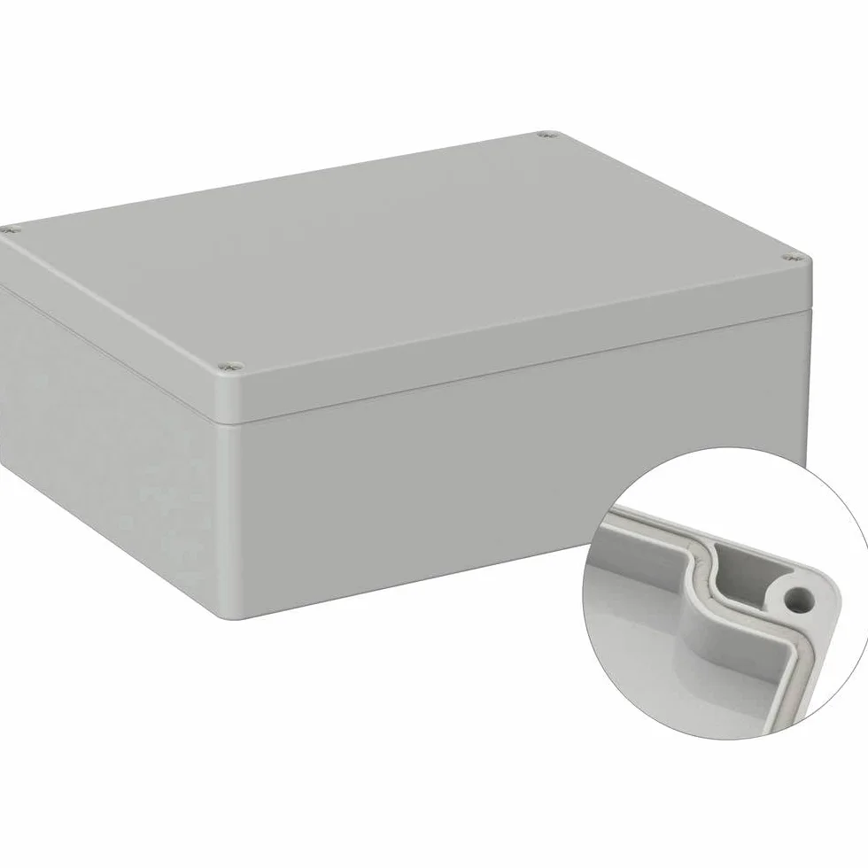 TRU COMPONENTS Boîtier universel 200 x 150 x 75 ABS gris clair RAL 7035