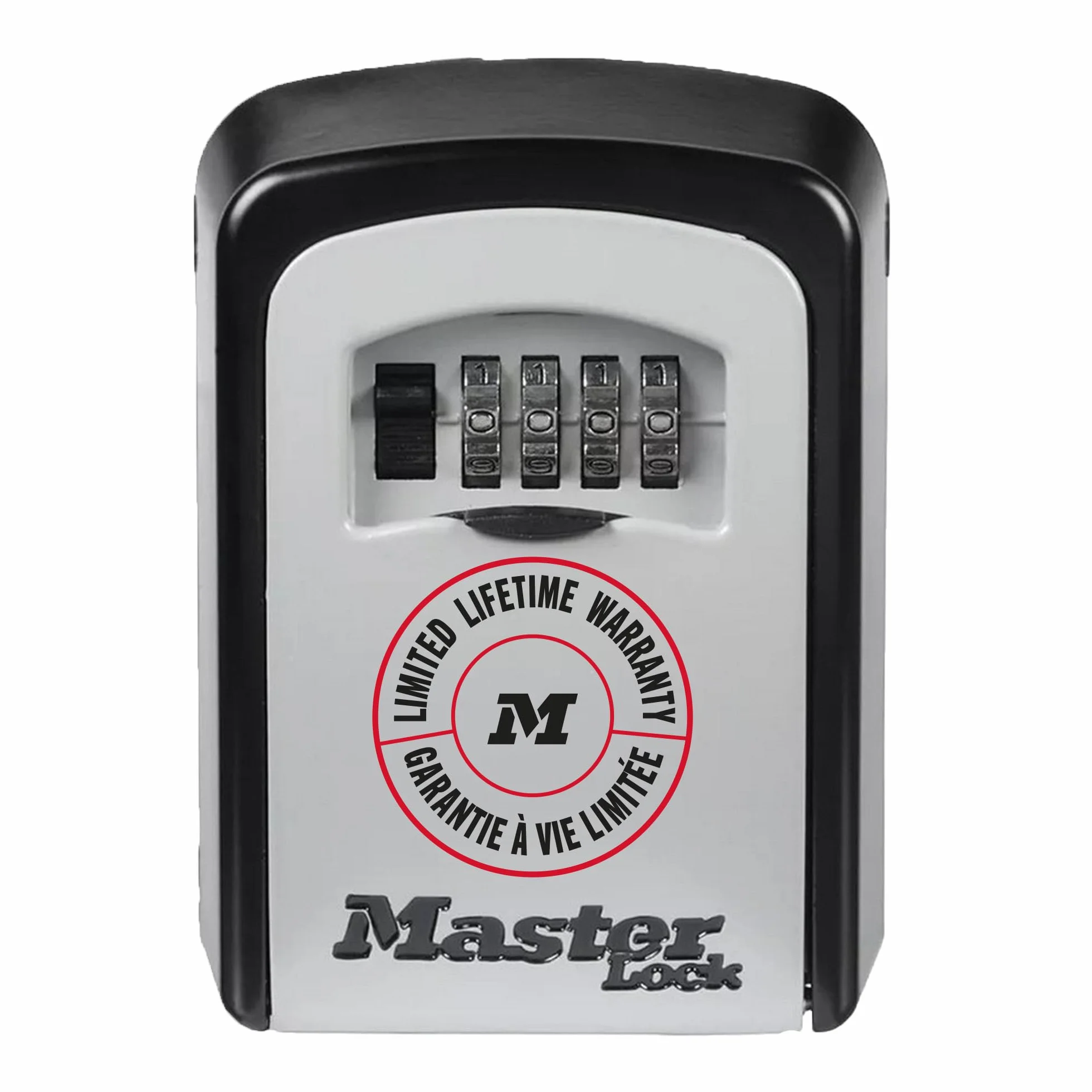 Master Lock Boite a clef sécurisée Fixation murale Extérieur 11.9 x 8.5 x 3.6 cm Gris/Noir