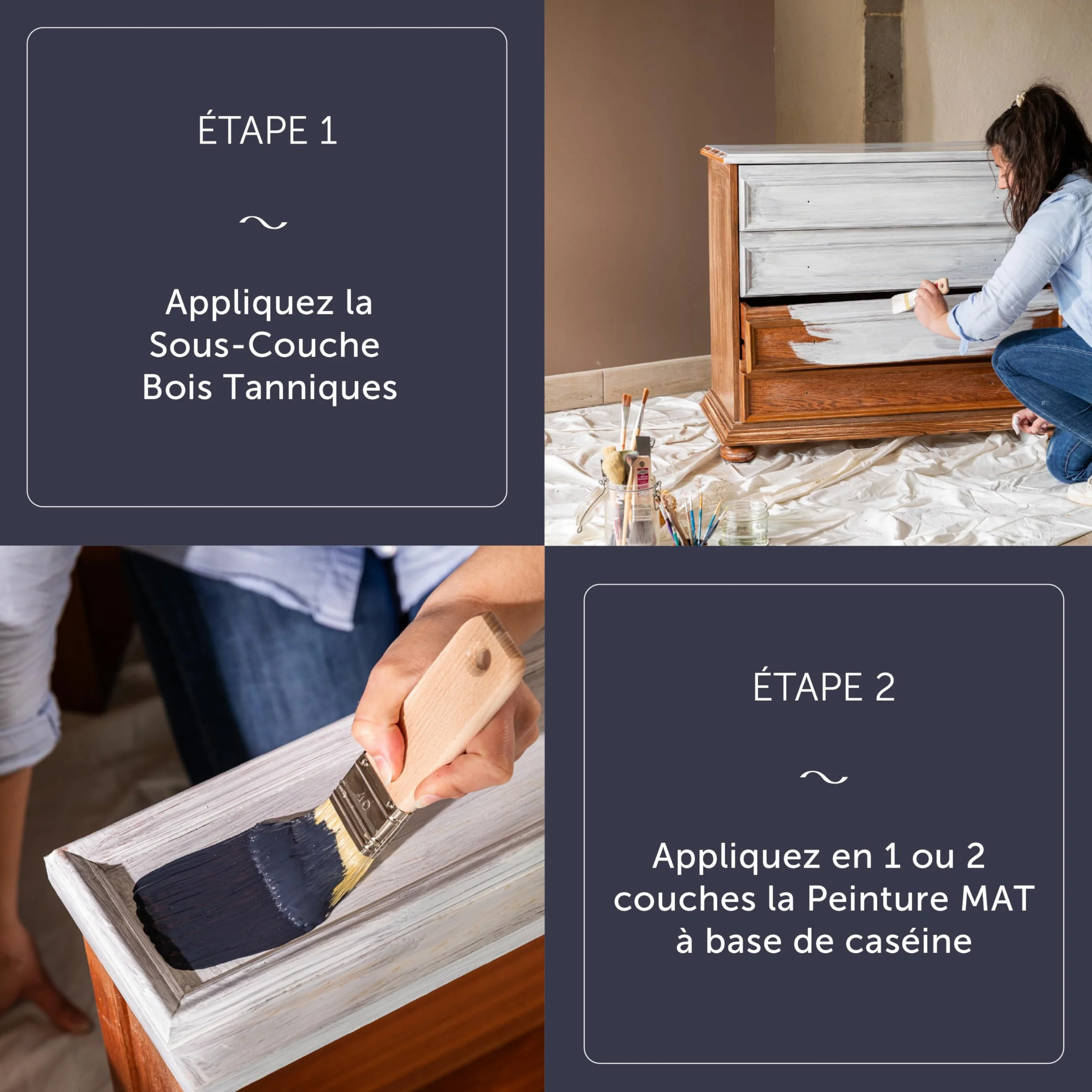 Libéron Peinture Meuble Signé MAT à Base de Caséine