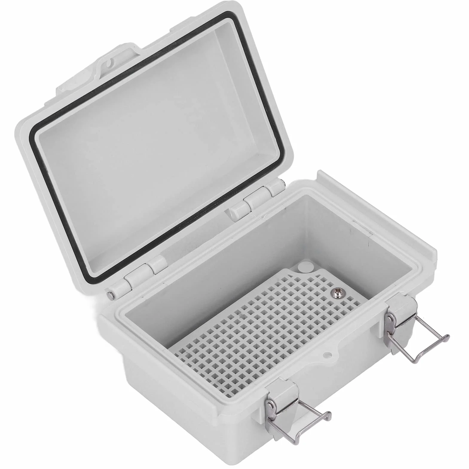 Boîte de Jonction ABS étanche IP67 100x150x70mm avec Loquets en Acier Inoxydable